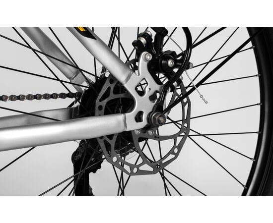 Велосипед SITIS ANY Regit 7SP 27,5" (2025, Grey-Orange-Black), Цвет: серый, Размер рамы: 17", изображение 10