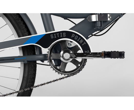 Велосипед SITIS POINT 7SP 26" (2025, Grey-Black-Blue), Цвет: серый, Размер рамы: 13,5", изображение 8