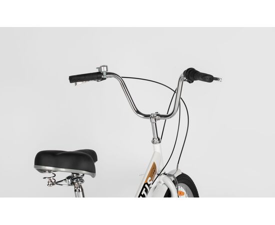 Велосипед SITIS POINT 7SP 24" (2025, White-Black-Beige), Цвет: белый, Размер рамы: 12", изображение 5