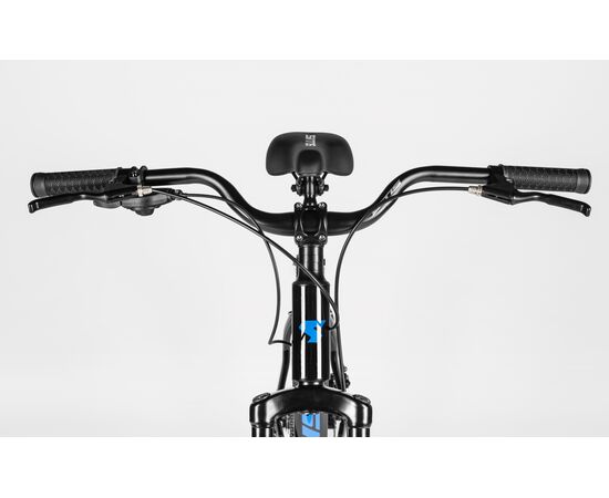 Велосипед SITIS CROSSER 7SP 29" (2025, Black-Grey-Blue), Цвет: серый, Размер рамы: 21", изображение 4