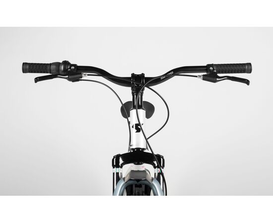 Велосипед SITIS DAISY 7SP 27,5" (2025, White-Black-Purple), Цвет: белый, Размер рамы: 15", изображение 4