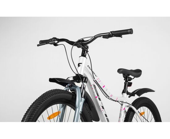 Велосипед SITIS DAISY 7SP 27,5" (2025, White-Black-Purple), Цвет: белый, Размер рамы: 15", изображение 6