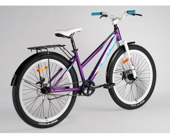 Велосипед SITIS ANY Regit 1SP 26" (2025, Dark Purple-Turquoise-White), изображение 3