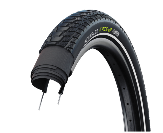Покрышка 26x2.60 (65-559) Schwalbe PICK-UP, Super Defense, Cargo, Black-Reflex, Ширина: 2.60" (66 мм), изображение 4