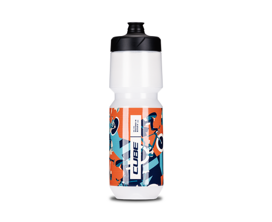 Бутылка для воды CUBE Bottle Flow 750 (blue´n´orange), Цвет: оранжевый, Объём: 750