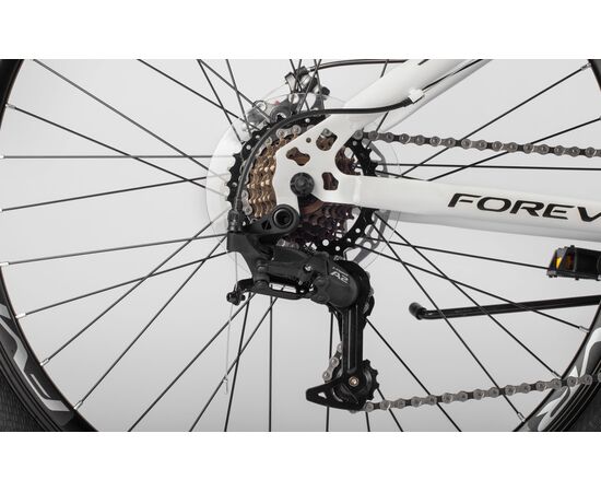 Велосипед FOREVER SPRING FSP7.0 27,5" (2025, White-Black-Grey), Цвет: белый, Размер рамы: 15", изображение 11