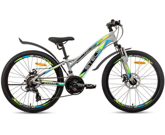 Подростковый велосипед Stels Navigator 465 MD 24" V010 (серый), Цвет: серый, Размер рамы: 11"