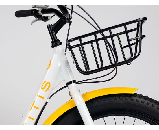 Велосипед трехколесный SITIS CARGO рикша FAT 24" (2025, White-Yellow), Цвет: белый, изображение 2