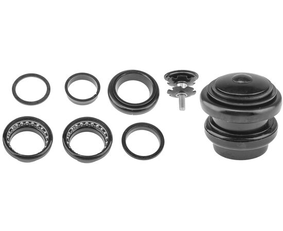 Детали рулевой колонки KL-B207 Kenli 1-1/8" безрезьбовая, стальная, чёрная