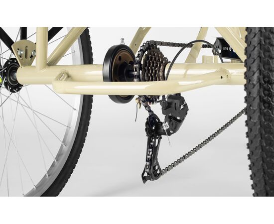 Велосипед трехколесный SITIS CARGO рикша 26" (2025, Black-Khaki), изображение 9