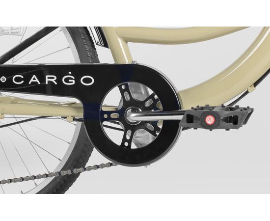 Велосипед трехколесный SITIS CARGO рикша 26" (2025, Black-Khaki), изображение 8