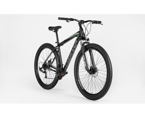 Велосипед FOREVER SPRING FSP9.0 29" (2025, Black-Grey-Green), Цвет: черный, Размер рамы: 17", изображение 2