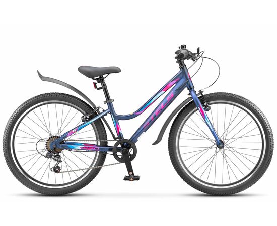 Подростковый велосипед Stels Cristy 420 24V Z010 (темно-синий), Цвет: синий, Размер рамы: 12"