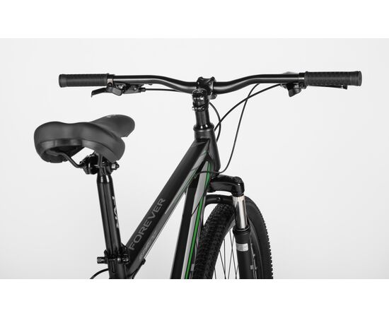 Велосипед FOREVER SPRING FSP9.0 29" (2025, Black-Grey-Green), Цвет: черный, Размер рамы: 17", изображение 5