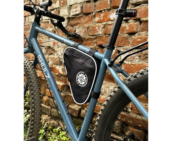 Велосумка PROTECT 555-204 под раму (черный/белый), Цвет: белый, Размер: Один размер, изображение 4