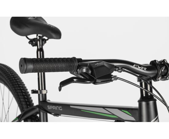 Велосипед FOREVER SPRING FSP9.0 29" (2025, Black-Grey-Green), Цвет: черный, Размер рамы: 17", изображение 7