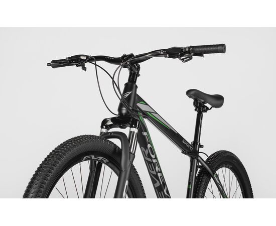 Велосипед FOREVER SPRING FSP9.0 29" (2025, Black-Grey-Green), Цвет: черный, Размер рамы: 17", изображение 6