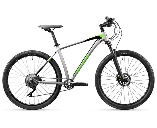 Велосипед Cyclision Corph 3 Deore 29" (серый-салатовый), Цвет: серый, Размер рамы: L