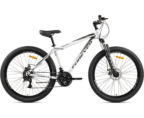 Велосипед FOREVER SPRING FSP7.0 27,5" (2025, White-Black-Grey), Цвет: белый, Размер рамы: 15"