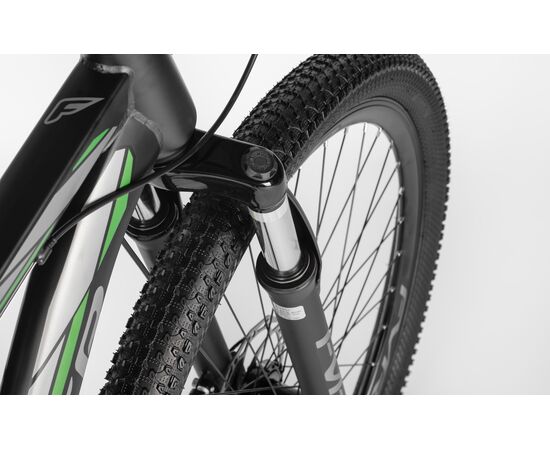 Велосипед FOREVER SPRING FSP9.0 29" (2025, Black-Grey-Green), Цвет: черный, Размер рамы: 17", изображение 8
