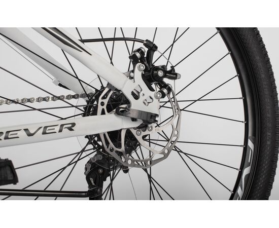 Велосипед FOREVER SPRING FSP7.0 27,5" (2025, White-Black-Grey), Цвет: белый, Размер рамы: 15", изображение 10