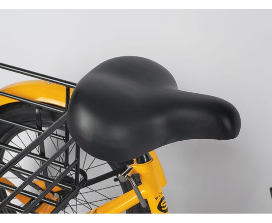 Велосипед трехколесный SITIS CARGO рикша FAT 20 steel (2025, Yellow-Black), изображение 5