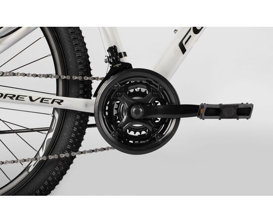 Велосипед FOREVER SPRING FSP7.0 27,5" (2025, White-Black-Grey), Цвет: белый, Размер рамы: 15", изображение 8