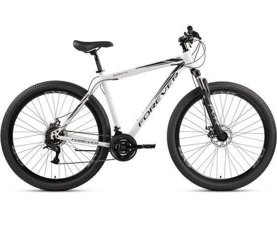 Велосипед FOREVER SPRING FSP9.0 29" (2025, White-Black-Grey), Цвет: белый, Размер рамы: 17"