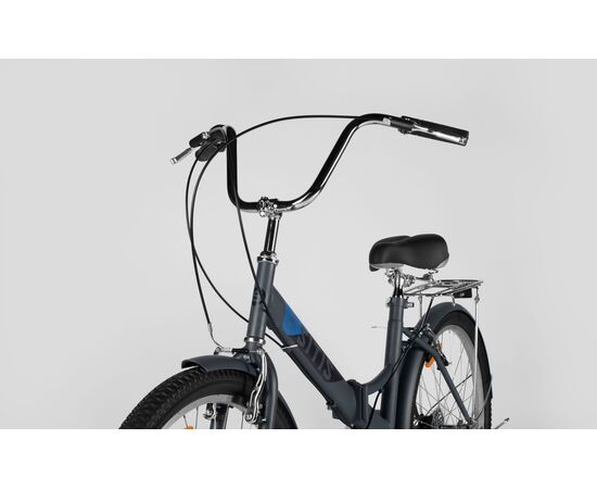Велосипед SITIS POINT 7SP 26" (2025, Grey-Black-Blue), Цвет: серый, Размер рамы: 13,5", изображение 6