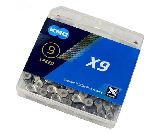 Цепь KMC X9 (116 зв., серебристый)