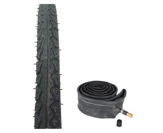 Велошина (камера AV + покрышка) 26x1.95" HARTEX