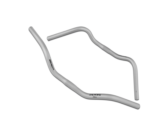 Руль ZOOM NR-AL-14 (L-610, 44°, серебристый матовый), Цвет: серый