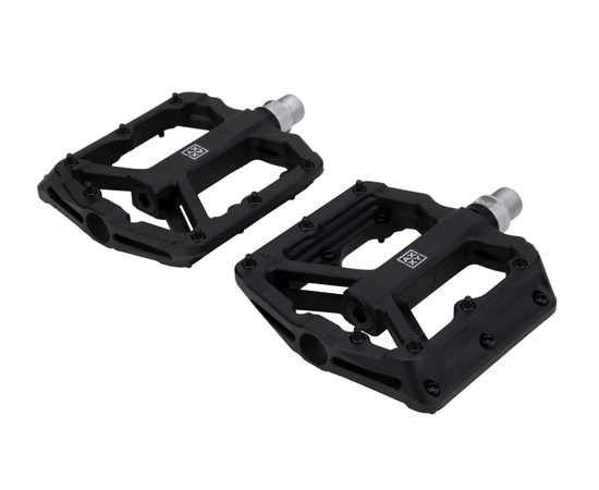 Педали AXXY NylonPro, нейлон, 3 промподшипника, 99x102 мм, 9/16" (чёрный)