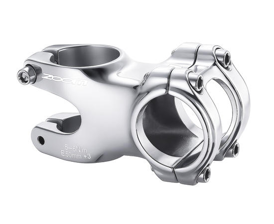 Вынос руля ZOOM TDS-D342-8 (L-40, 7°, серебристый), Цвет: серебристый