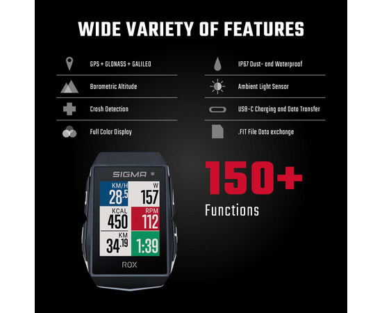 Велокомпьютер SIGMA ROX 11.1 EVO (чёрный), изображение 4