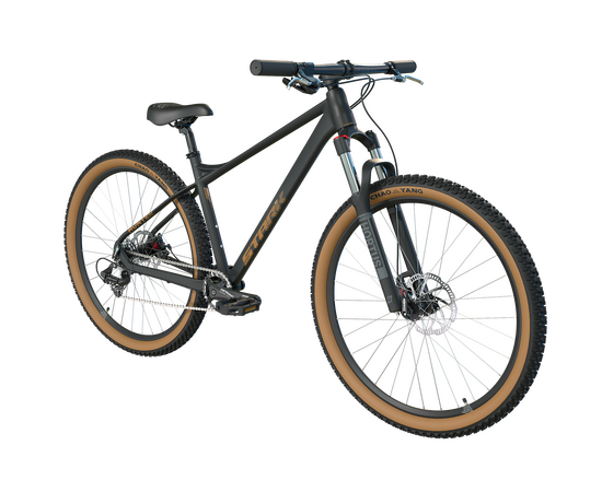 Велосипед Stark'25 Hunter 29.1 D (черный матовый/песочный), Цвет: черный, Размер рамы: 17,5", изображение 2