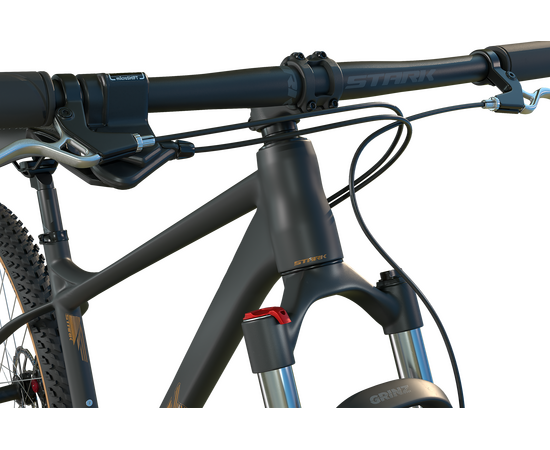 Велосипед Stark'25 Hunter 29.1 D (черный матовый/песочный), Цвет: черный, Размер рамы: 17,5", изображение 4