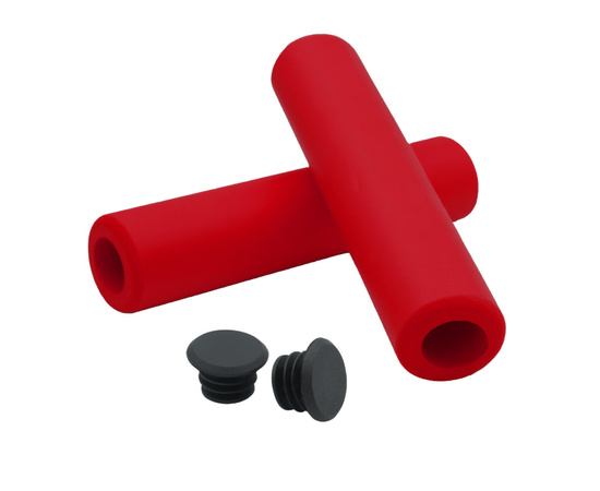 Грипсы SKILL SILICO NBR 125мм (красный), Цвет: красный