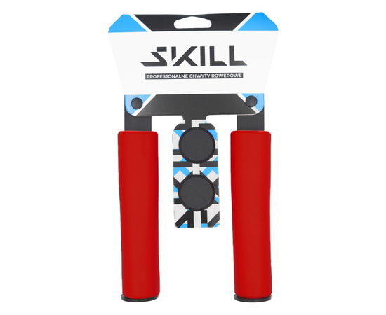 Грипсы SKILL SILICO NBR 125мм (красный), Цвет: красный, изображение 2