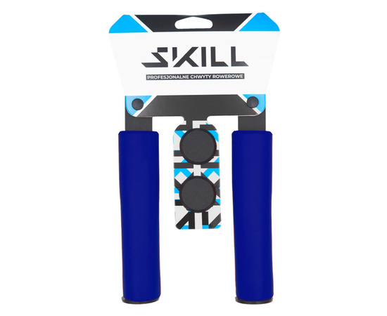 Грипсы SKILL SILICO NBR 125мм (синий), Цвет: синий, изображение 2