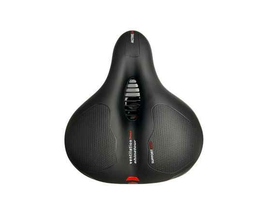 Седло HONGSIDA HDS-2188 (чёрный/красный)