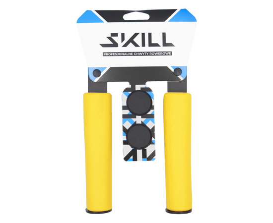 Грипсы SKILL SILICO NBR 125мм (жёлтый), Цвет: жёлтый, изображение 2