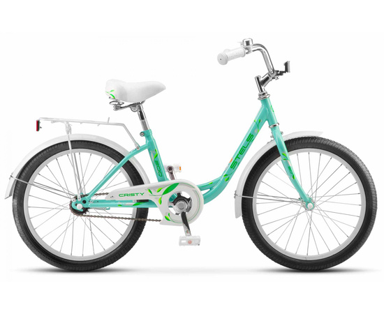 Детский велосипед Stels Cristy 200 20" (мятный), Цвет: бирюзовый, Размер рамы: 12"