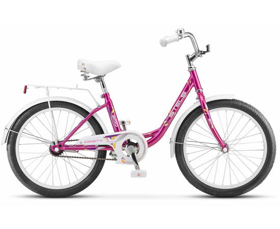 Детский велосипед Stels Cristy 200 20" (розовый), Цвет: розовый, Размер рамы: 12"