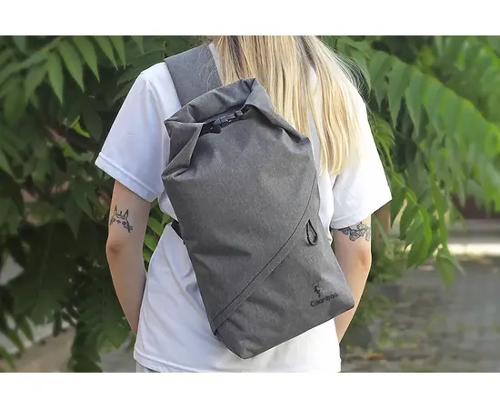 Сумка велосипедная заплечная Caanbag (серый, артикул: CAAN-CI-27LG), изображение 9