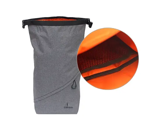 Сумка велосипедная заплечная Caanbag (серый, артикул: CAAN-CI-27LG), изображение 3