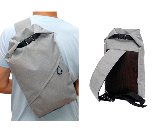 Сумка велосипедная заплечная Caanbag (светло-серый, артикул: CAAN-CI-67WG), изображение 3