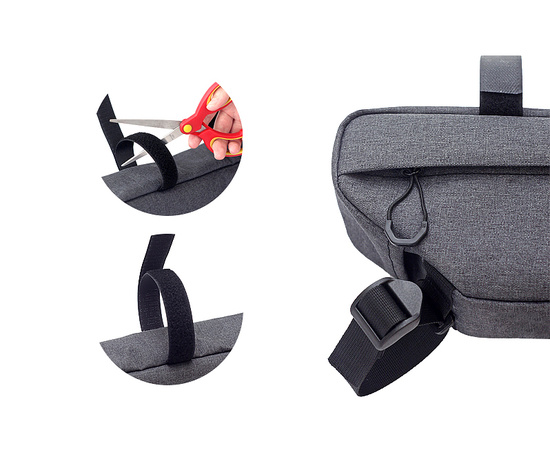 Сумка велосипедная подрамная XL Caanbag (темно-серый, артикул: CAAN-TR-28DG), Цвет: серый, Размер: XL, изображение 6