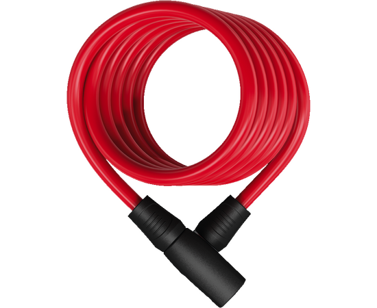 Тросовый велозамок на ключ ABUS Star 4508K/150 см 05-0040776 (красный), Цвет: красный