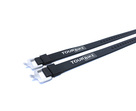Стяжка на велосумку TOURBIKE 777-130 CARGO STRAPS, 53 см (1 шт., черный), изображение 2